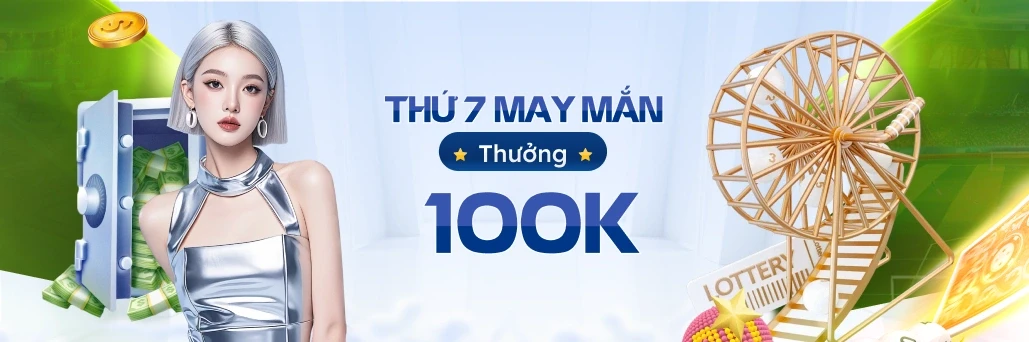 BOM88 Ưu đãi phiếu nạp thứ 7: Nhận ngay 100,000 VND và rút thưởng sau 3 vòng cược!